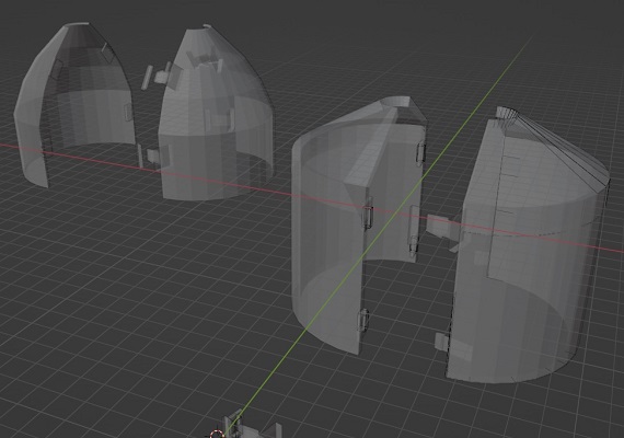 Arkitektonisk 3D model og digital modellering